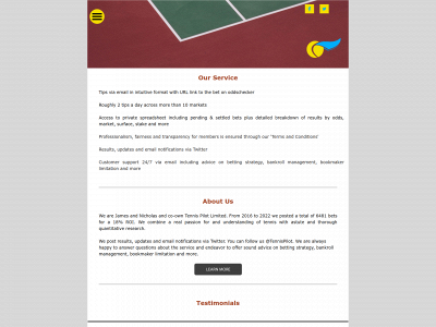 tennispilottips.com snapshot