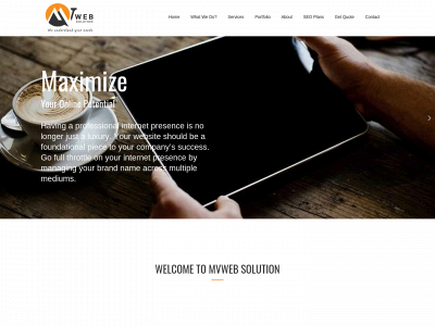 mvwebsolution.com snapshot