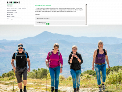 liketohike.dk snapshot