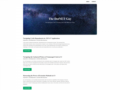 thedotnetguy.net snapshot