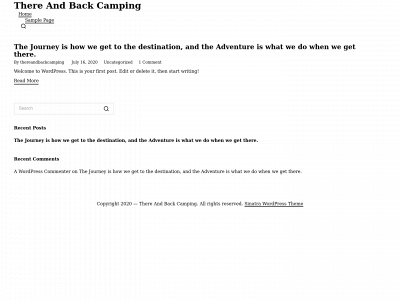 thereandbackcamping.com snapshot