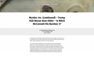 goodmorningfascism.com snapshot