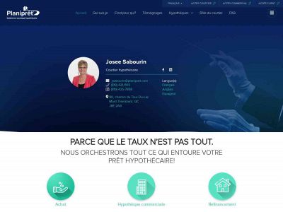 josee-sabourin.ca snapshot