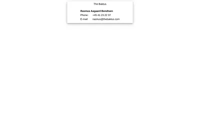 thebaktus.com snapshot