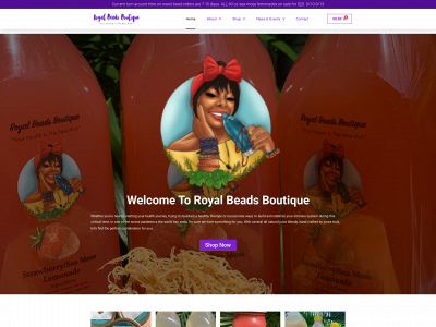 royalbeadsboutique.com snapshot