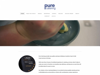 www.purecatering.com.au snapshot