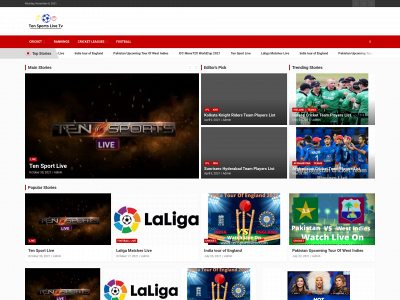 tensportlivetv.com snapshot