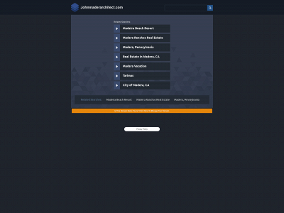 johnmaderarchitect.com snapshot