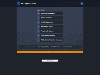 fitcitypass.com snapshot