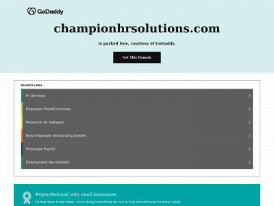 championhrsolutions.com snapshot