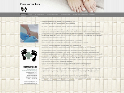 voetpraktijklien.be snapshot