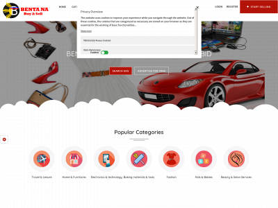 bentanow.com snapshot