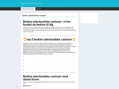bedste-udenlandske-casinoer.net snapshot