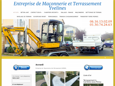 entreprise-terrassement-maconnerie-dorkel.com snapshot