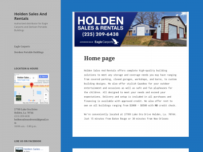 holdensalesandrentals.com snapshot
