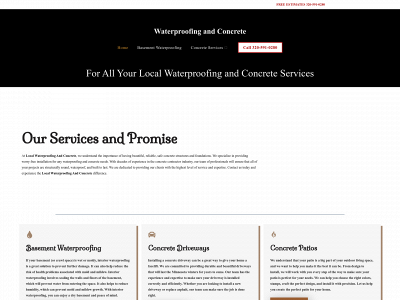 localwaterproofingandconcrete.com snapshot
