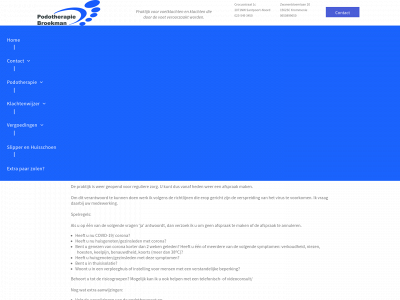 podotherapiebroekman.nl snapshot