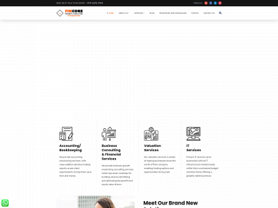 fincorebusinessconsulting.com snapshot