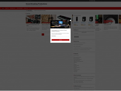 soundbreakingproductions.com snapshot