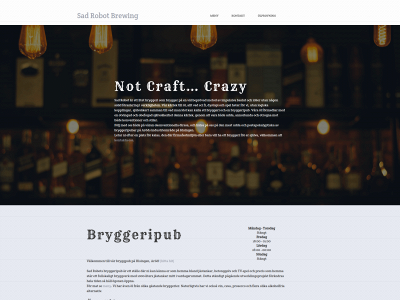 sadrobotbrewing.se snapshot
