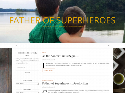 fatherofsuperheroes.com snapshot