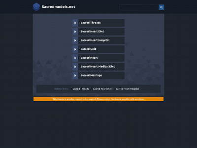 sacredmodels.net snapshot