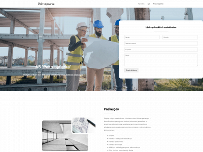 pakruojoarka.lt snapshot