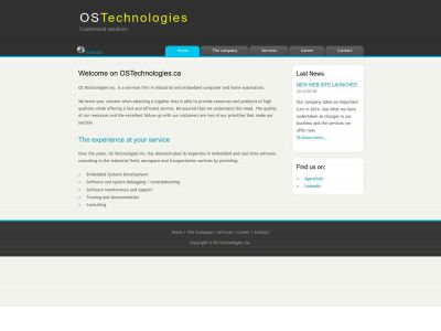ostechnologies.ca snapshot