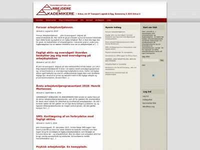 arbejderakademiker.dk snapshot