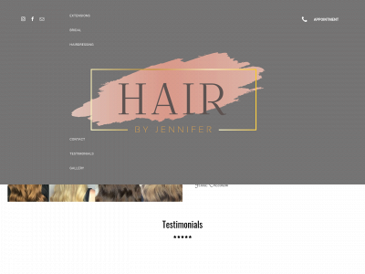 hairbyjenniferx.co.uk snapshot