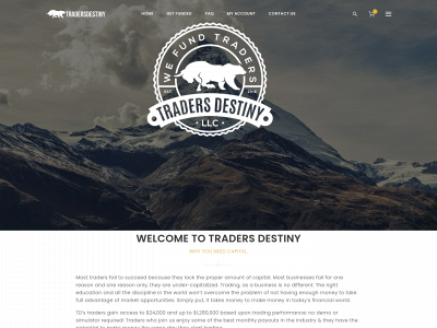 tradersdestiny.com snapshot
