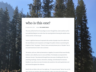 twelveandone.blog snapshot