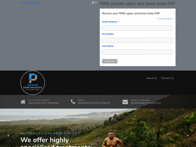 rehabperformance.com.au snapshot
