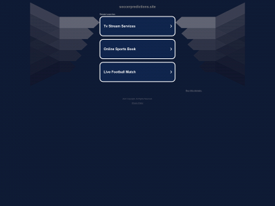 soccerpredictions.site snapshot