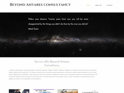 beyondantares.be snapshot