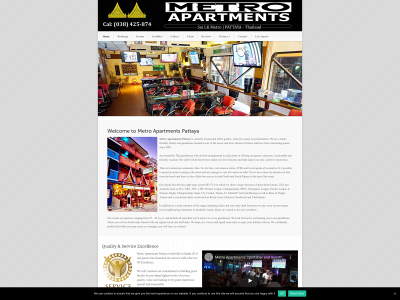 metro-apartments-pattaya.com snapshot