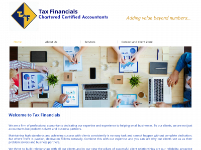 taxfinancials.co.uk snapshot