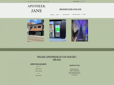 apotheek-jans.be snapshot