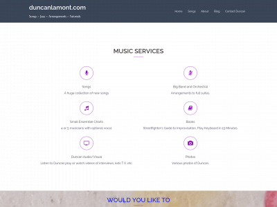 duncanlamont.com snapshot