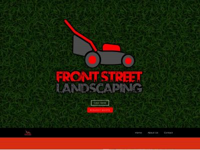 www.frontstreetlandscaping.com snapshot