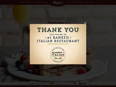 www.macaronigrill.com snapshot