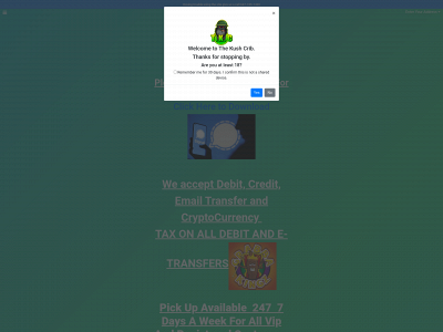 tkcweed.com snapshot
