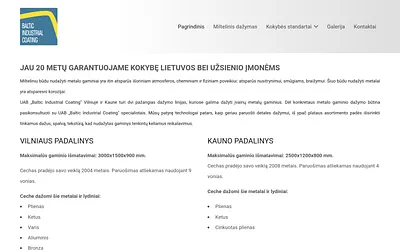 bicoating.lt snapshot