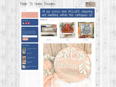 madetoshinedesigns.com snapshot