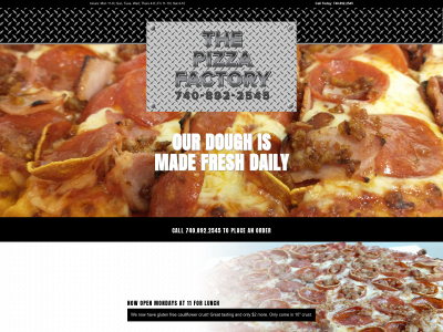 thepizzafactoryoh.com snapshot