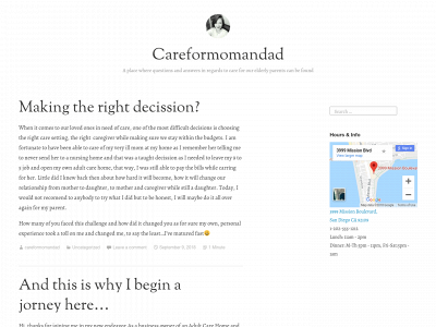 careformomandad.com snapshot