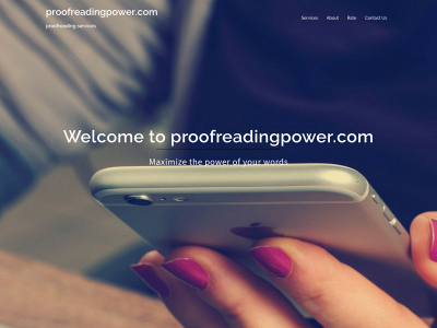 proofreadingpower.com snapshot