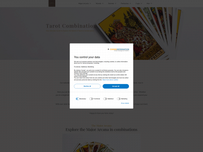 tarotcombination.com snapshot