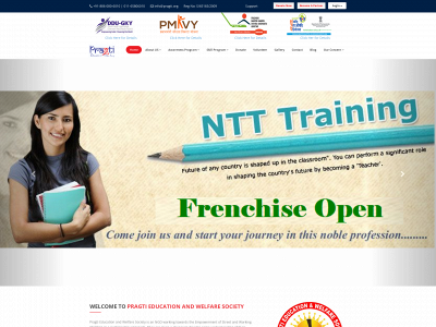 pragti.org snapshot
