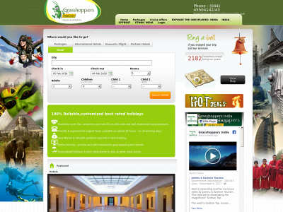 grasshoppersindia.com snapshot